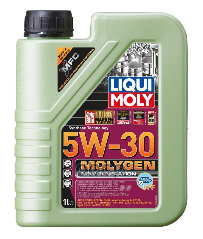 LIQUI MOLY Liquimoly 5W30 Molygen New Generation Dpf (1L) Масло Мотор.!Синтapi Sn,Acea C2/C3, Bmw Longlife-04