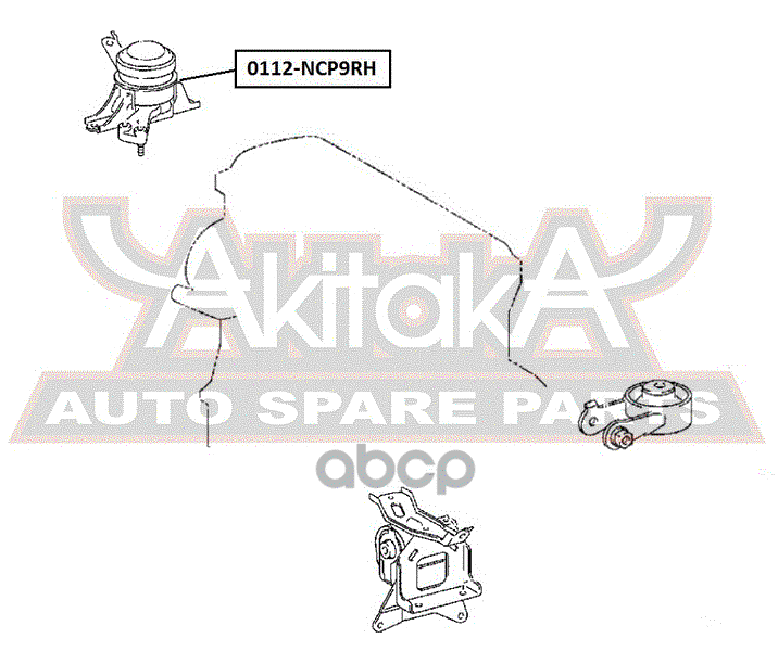 ПОДУШКА ДВИГАТЕЛЯ ПРАВАЯ (ГИДРАВЛИЧЕСКАЯ)