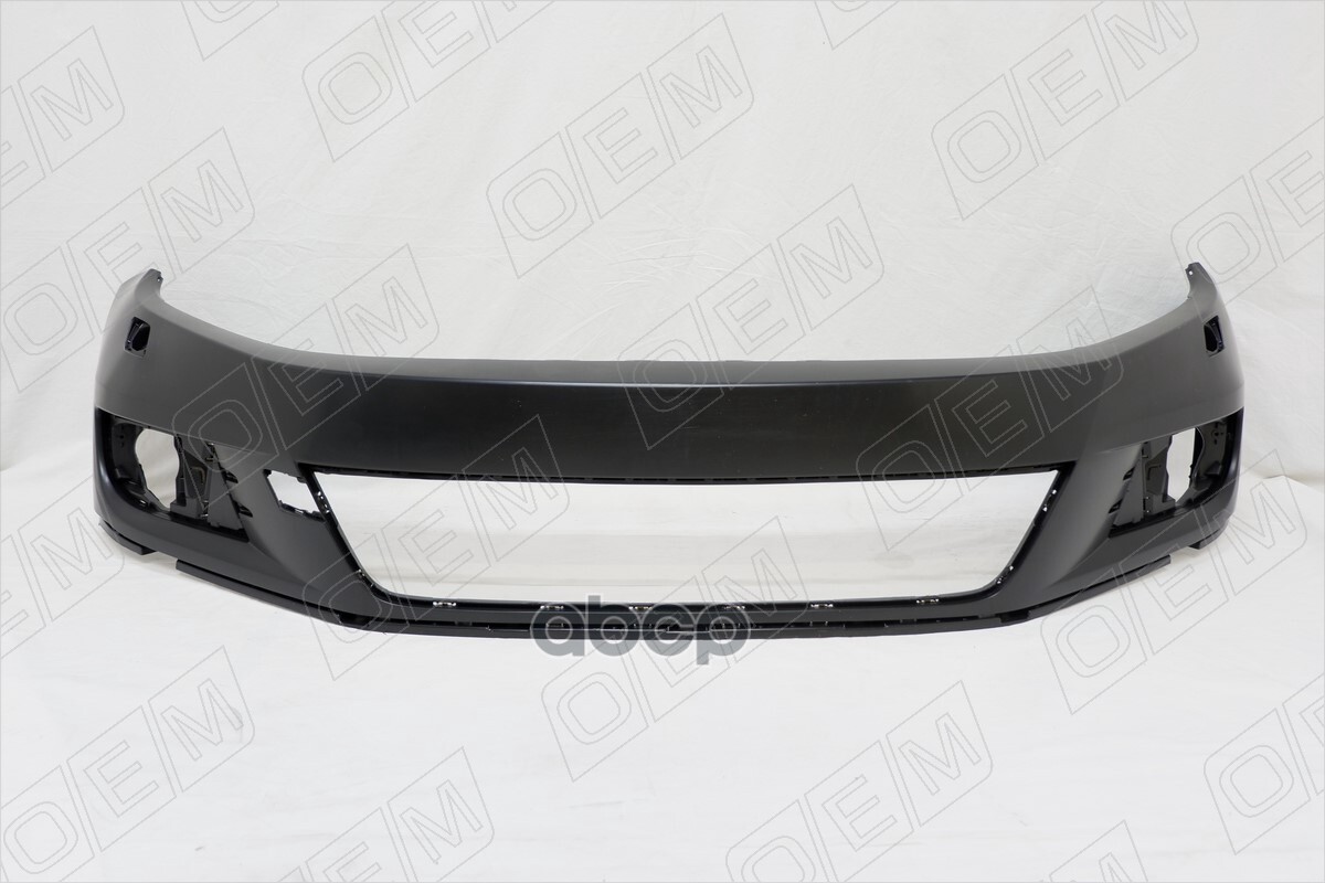 Бампер Передний Volkswagen Tiguan 1 2011-2016, Под Фароомыватели O.E.M. арт. OEM0183