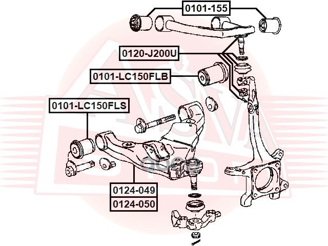 РЫЧАГ ПЕРЕДНИЙ НИЖНИЙ ПРАВЫЙ