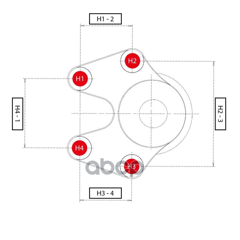 (старый номер CBKK-25) Шаровая опора  ниж.