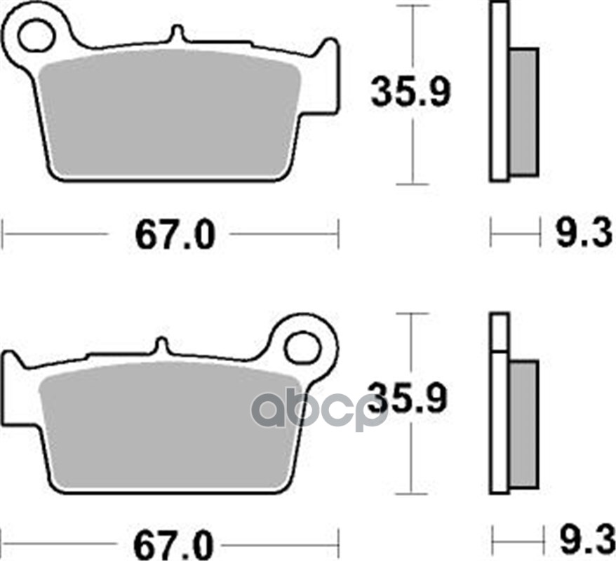 Колодки тормозные OFF-ROAD RACING APRILIA, KAWASAKI, SUZUKI, YAMAHA AP Racing