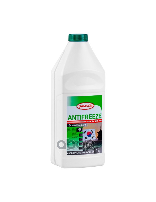 Samson Kr-Standard 1Kg Антифриз! Готовый, Зеленый Special Korea Cars SAMSON арт. 803399