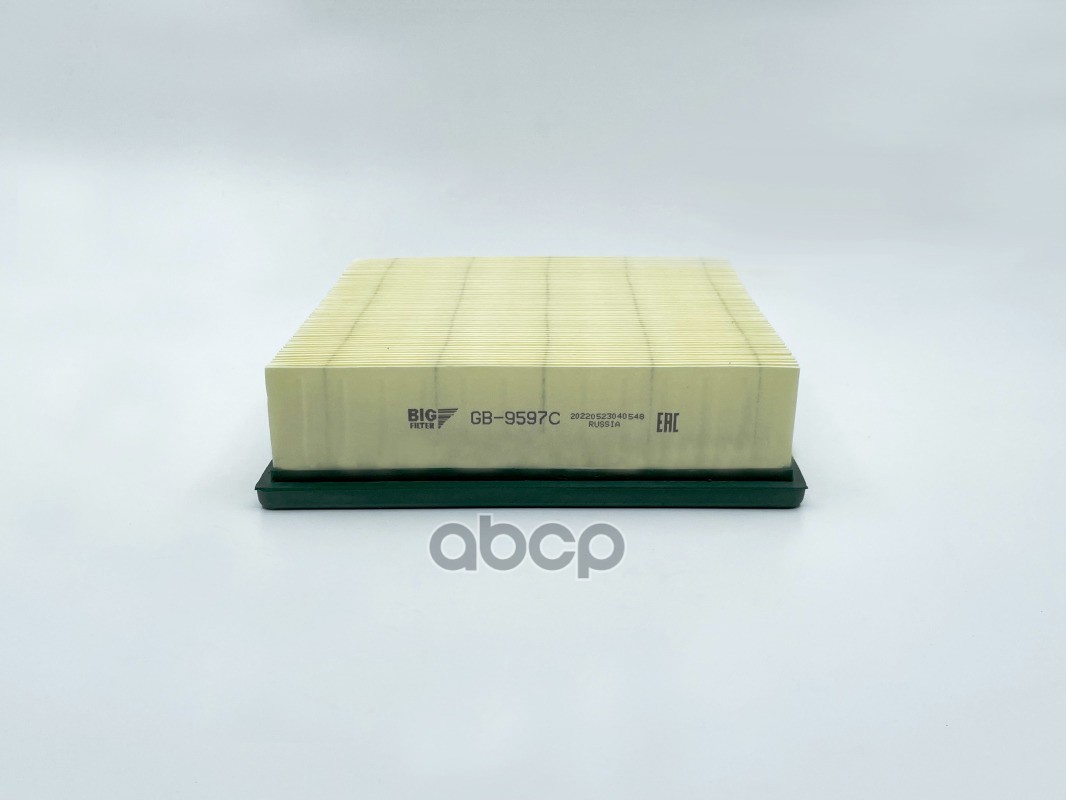 Фильтр воздушный на инжектор ВАЗ 2110 с металлической сеткой Big Filter 2112-110908082 C22117;C221172;1444Q2;165465PA0D;5005156;5016787;860X9601BA;A790X9601AA;211200110908082;93152007;21080110901;210801109011;21080110901100;21100110908000;211200110908082;