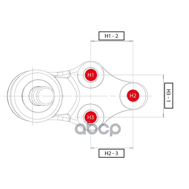 Опора шаровая NISSAN SUNNY/LAUREL