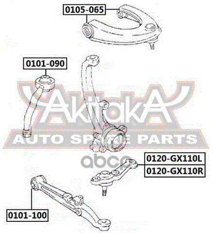 Опора шаровая нижняя левая TOYOTA  MARK II/MARK II BLIT GX11#/JZX11# 2WD/ TOYOTA ALTEZZA/ALTEZZA GITA GXE10/SXE10 1998-2005/ TOYOTA LEXUS IS200/300 GXE10/JCE10 1999-2005/ TOYOTA MARK 2/MARK 2 BLIT GX110/JZX110 2000-2004/ TOYOTA VEROSSA GX110/JZX110 2001-2