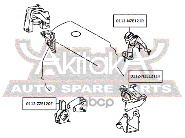 ПОДУШКА ДВИГАТЕЛЯ ЗАДНЯЯ