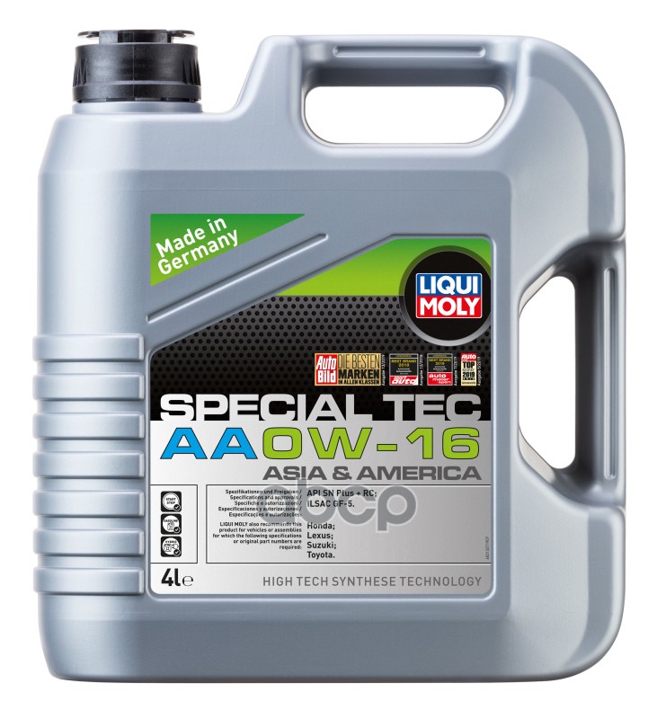 LIQUI MOLY Масло Мотор.! Синт Api Sn Plus + Rc, Ilsac Gf-5
