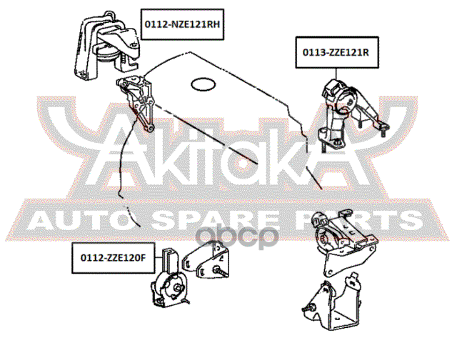 ПОДУШКА ДВИГАТЕЛЯ ПРАВАЯ