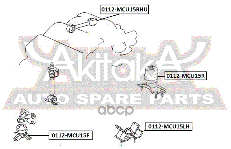 ПОДУШКА ДВИГАТЕЛЯ ЗАДНЯЯ