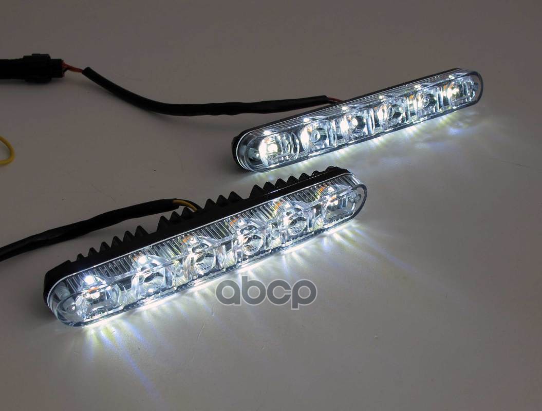 Дневные ходовые огни 6 LED Вымпел DRL-HP-X6 (металл. корпус, бегущая строка)