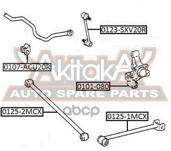Втулка заднего стабилизатора d16 TOYOTA CAMRY MCV20/SXV20 1996-2001