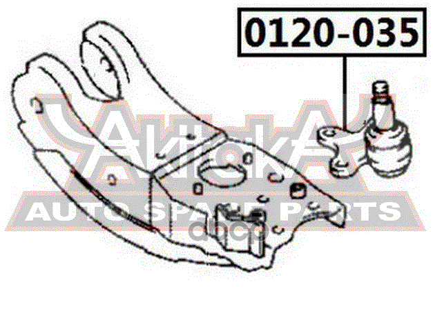 ОПОРА ШАРОВАЯ НИЖНЯЯ