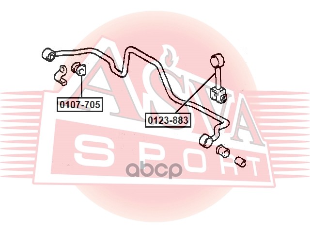 ТЯГА СТАБИЛИЗАТОРА ЗАДНЯЯ