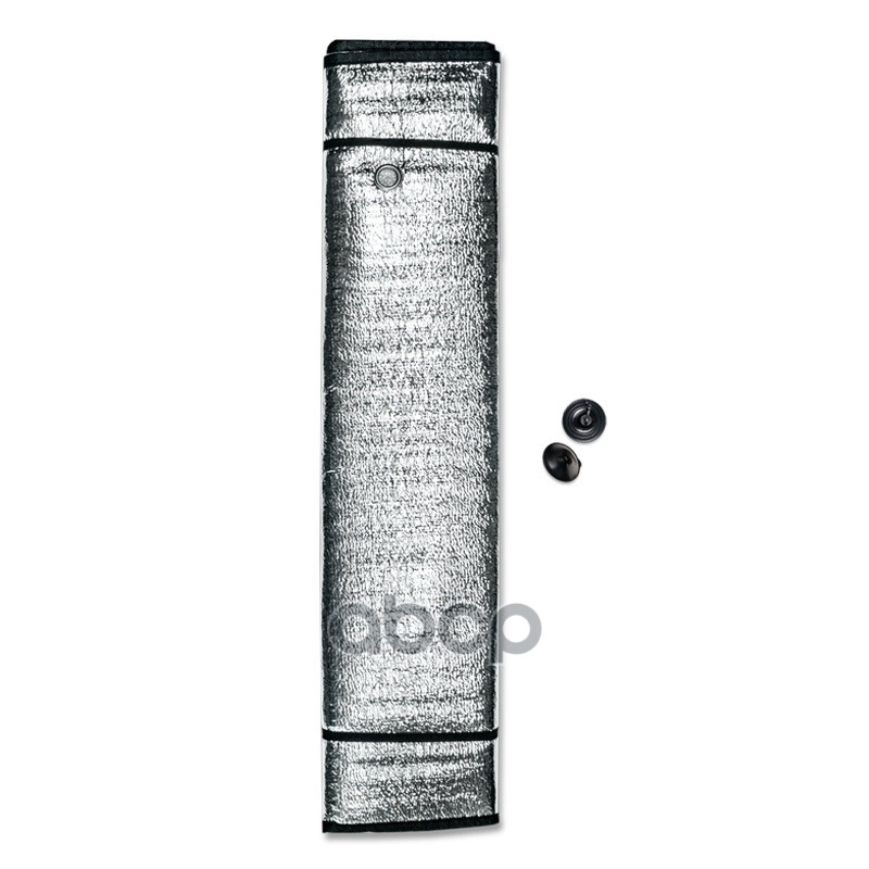 Шторка на лобовое стекло серебро 130 х 60 см гармошка AVS 43094