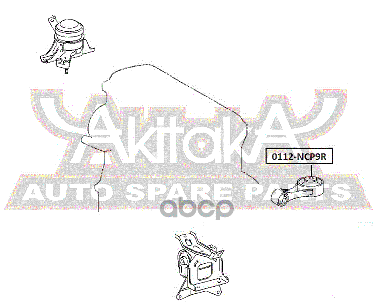 ПОДУШКА ДВИГАТЕЛЯ ЗАДНЯЯ