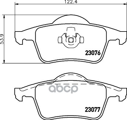 Тормозные колодки дисковые HELLA PAGID арт. 8DB 355 008-871