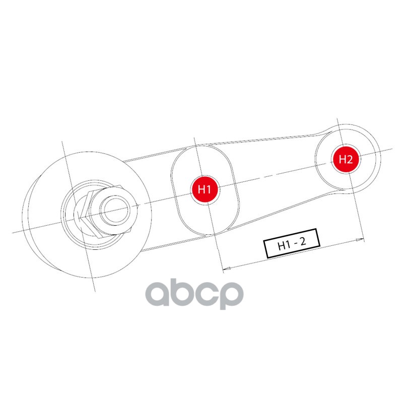 Опора шаровая HONDA PRELUDE 87-