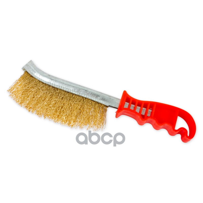щетка зачистная металлическая с пластмассовой ручкой в блистере