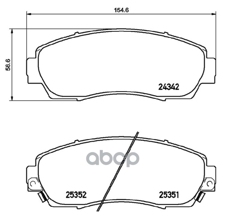 H005 Колодки тормозные передние BARNETT