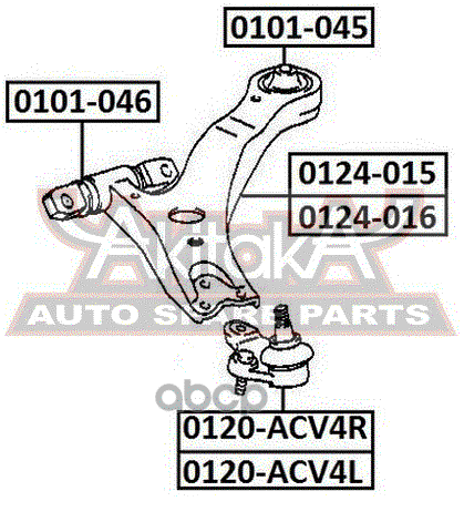 РЫЧАГ ПЕРЕДНИЙ ПРАВЫЙ