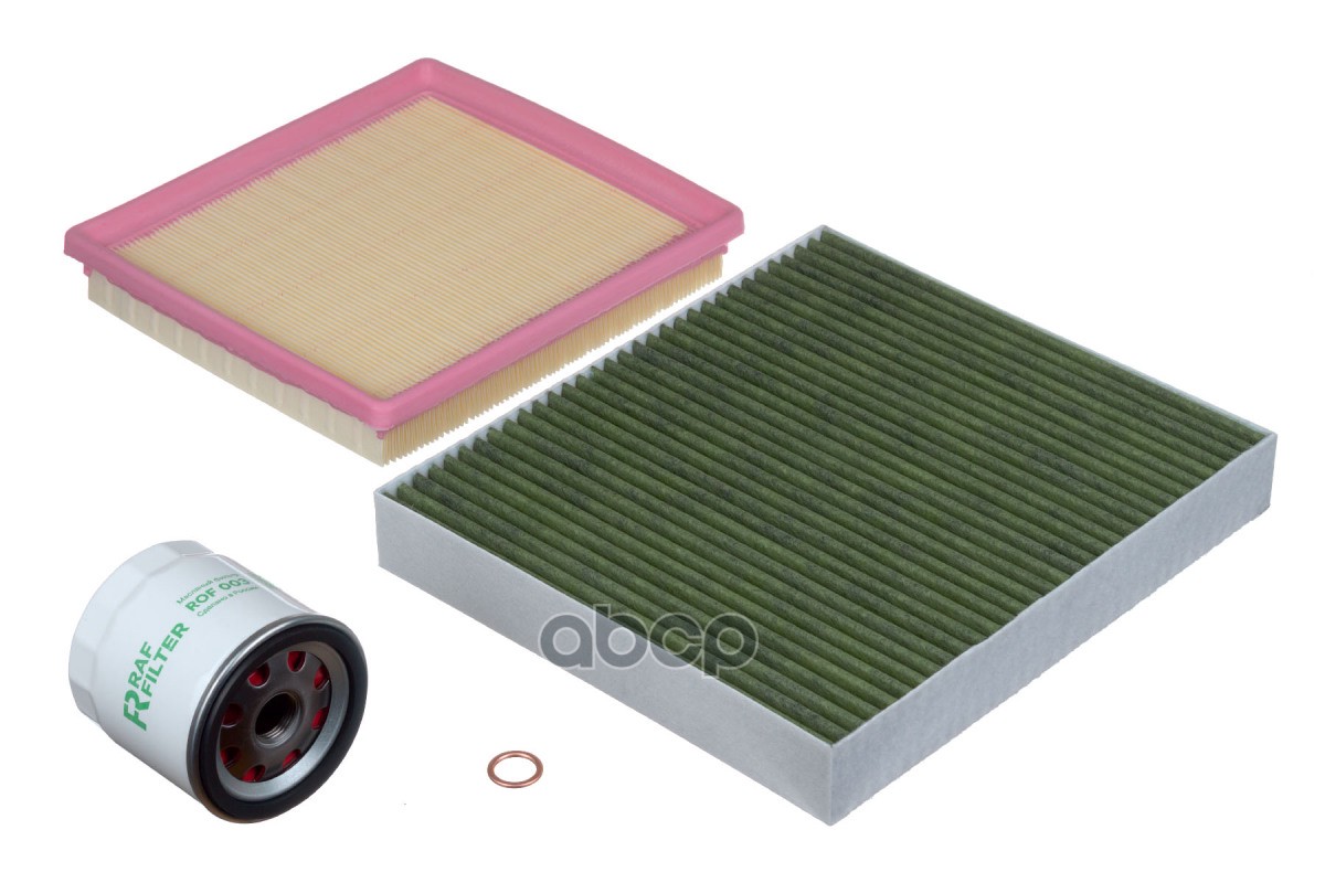 Комплект ТО комфорт Volkswagen Polo 1.6 90,110 лс,Skoda Rapid 1.6 90 RAF FILTER арт. RT012K