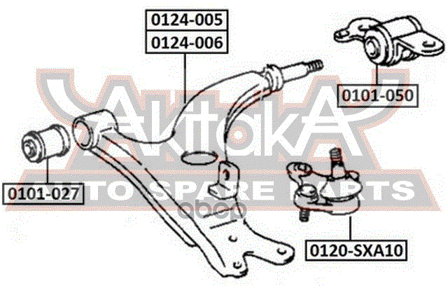 Рычаг передний правый TOYOTA RAV4 1993-2000