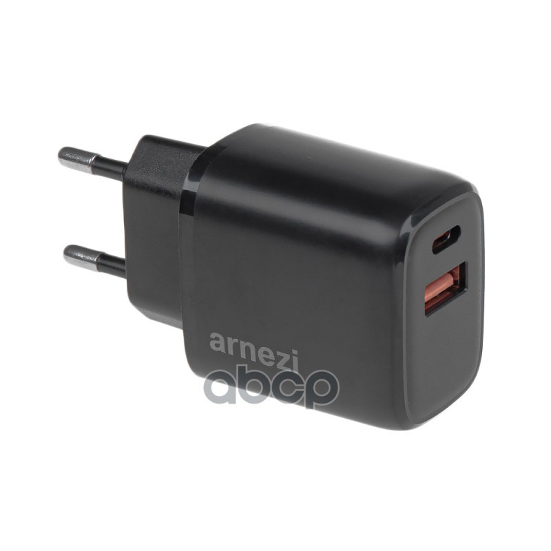 Сетевое зарядное устройство 20W Usb-A + Type-C  (PD3.0 + QC3.0) ARNEZI A0605103