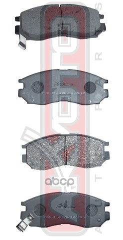 Колодки тормозные дисковые передние