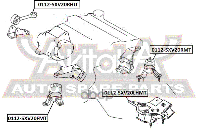 ПОДУШКА ДВИГАТЕЛЯ ЛЕВАЯ MT