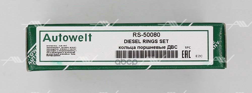 RS-50080 комплект колец 1 цил. STD BMW N47D20 84.00mm 1.75x1.75x2.0