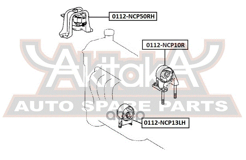 ПОДУШКА ДВИГАТЕЛЯ ЛЕВАЯ