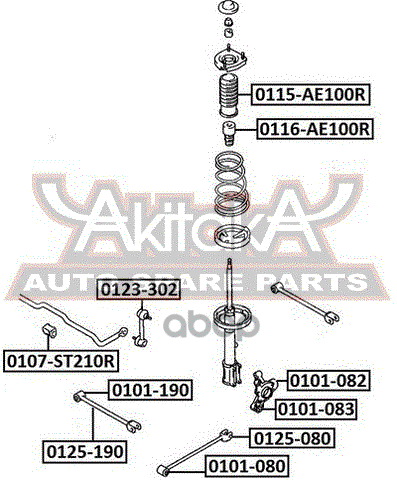 Сайлентблок цапфы | зад прав/лев | TOYOTA COROLLA AE9#/CE9#/EE9# 1987-1992