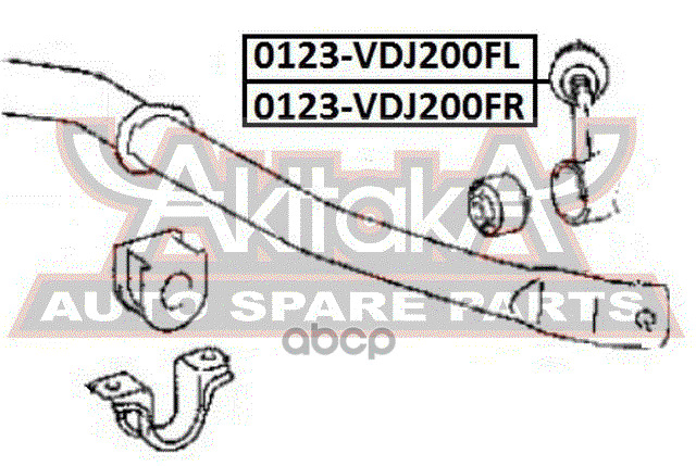 Тяга стабилизатора | перед прав |