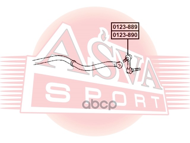 ТЯГА СТАБИЛИЗАТОРА ПЕРЕДНЯЯ ПРАВАЯ