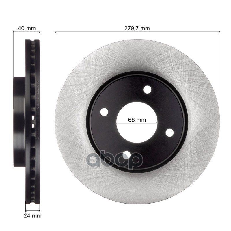 Диск тормозной передний AVANTECH 40206EM10A/ 40206EM10B/ 40206ET00A/ 40206ET00C/ 40206ET01C/ 40206ET02C/ 40206EW81A/ 40206EW81B/ 40206ZW90A