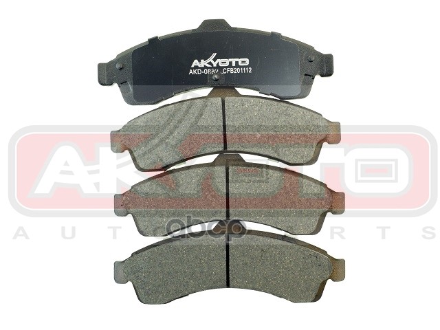 Колодки тормозные дисковые передние AKD 0882