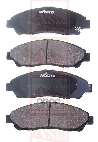 КОЛОДКИ ТОРМОЗНЫЕ ДИСКОВЫЕ ПЕРЕДНИЕ