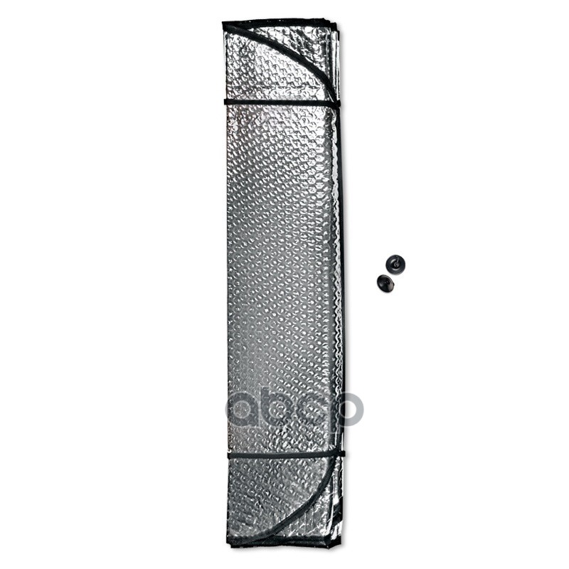 Шторка на лобовое стекло серебро 130 х 60 см гармошка AVS Single Bubble Ст. 43095