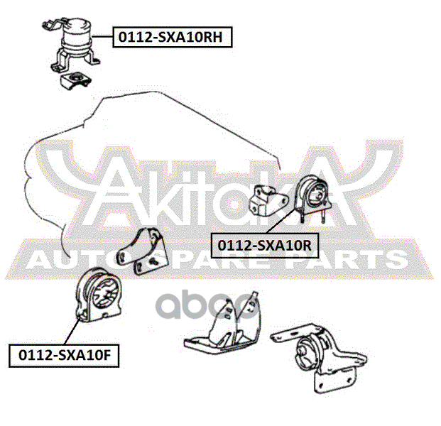 ПОДУШКА ДВИГАТЕЛЯ ПРАВАЯ