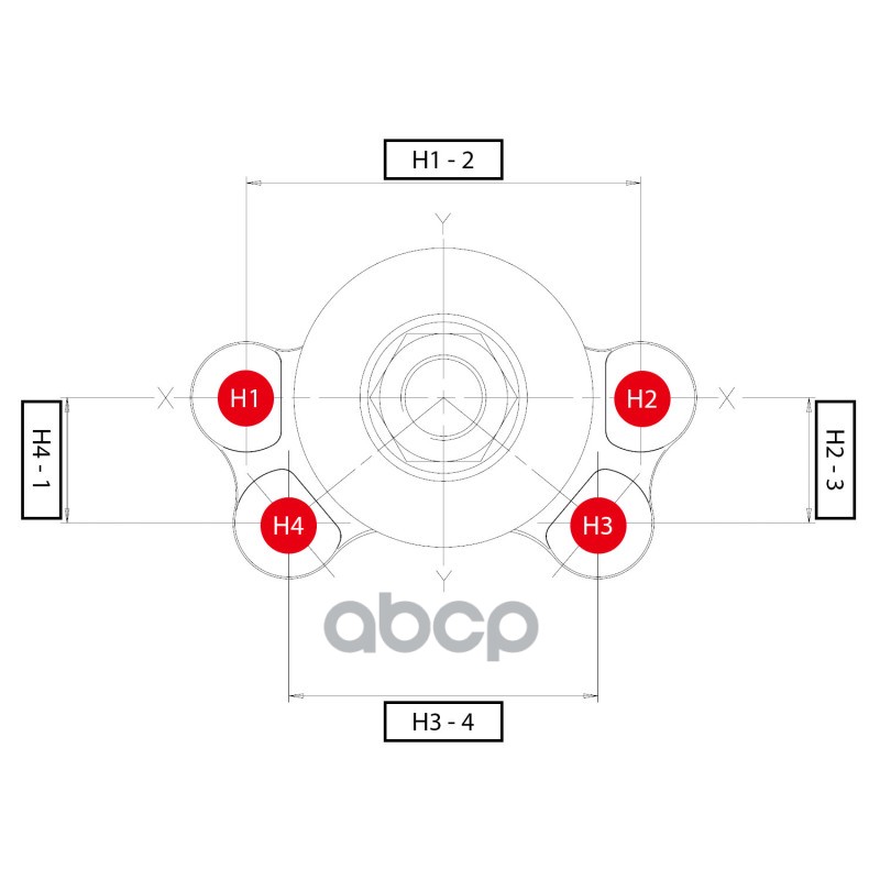 (старый номер CBG-10) Шаровая опора  верх.
