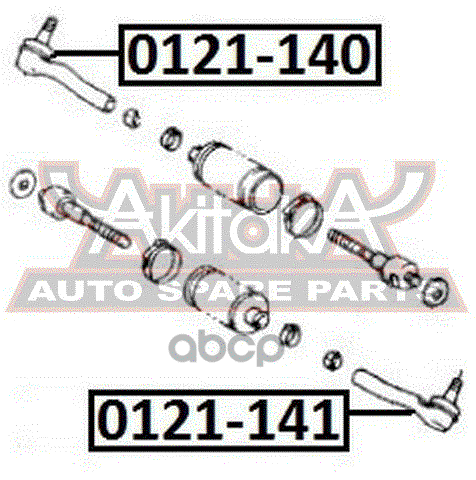 НАКОНЕЧНИК РУЛЕВОЙ ЛЕВЫЙ