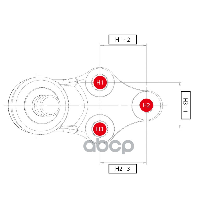 Шаровая опора CTR CBHO61 / CB0144
