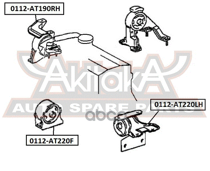 ПОДУШКА ДВИГАТЕЛЯ ПЕРЕДНЯЯ
