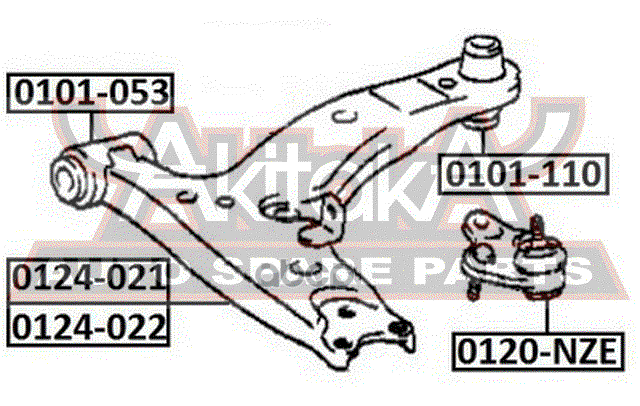 РЫЧАГ ПЕРЕДНИЙ ЛЕВЫЙ