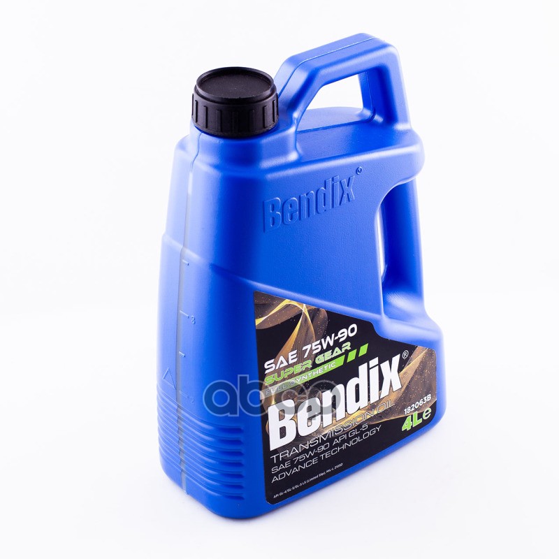 Масло трансмиссионное SUPER GEAR GL4/5 75W90 синт.4л BENDIX
