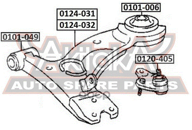 РЫЧАГ ПЕРЕДНИЙ ПРАВЫЙ