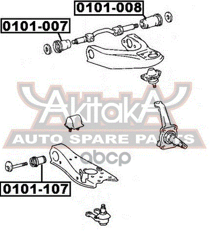 Сайлентблок переднего верхнего рычага