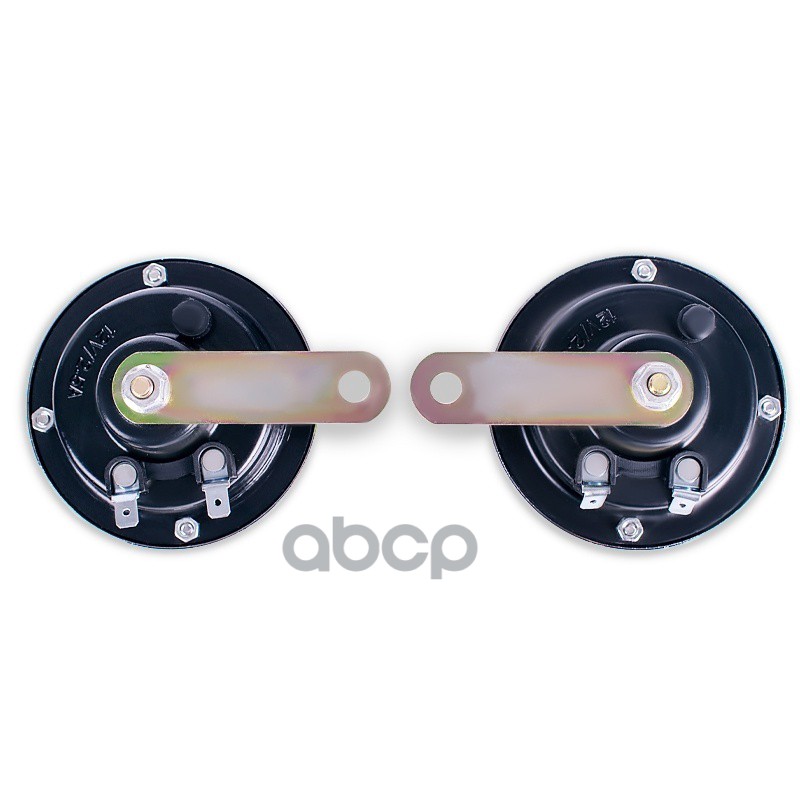 Сигнал звуковой 12 В (диски) 335/435Гц 90 мм хром AVS Electric 43305