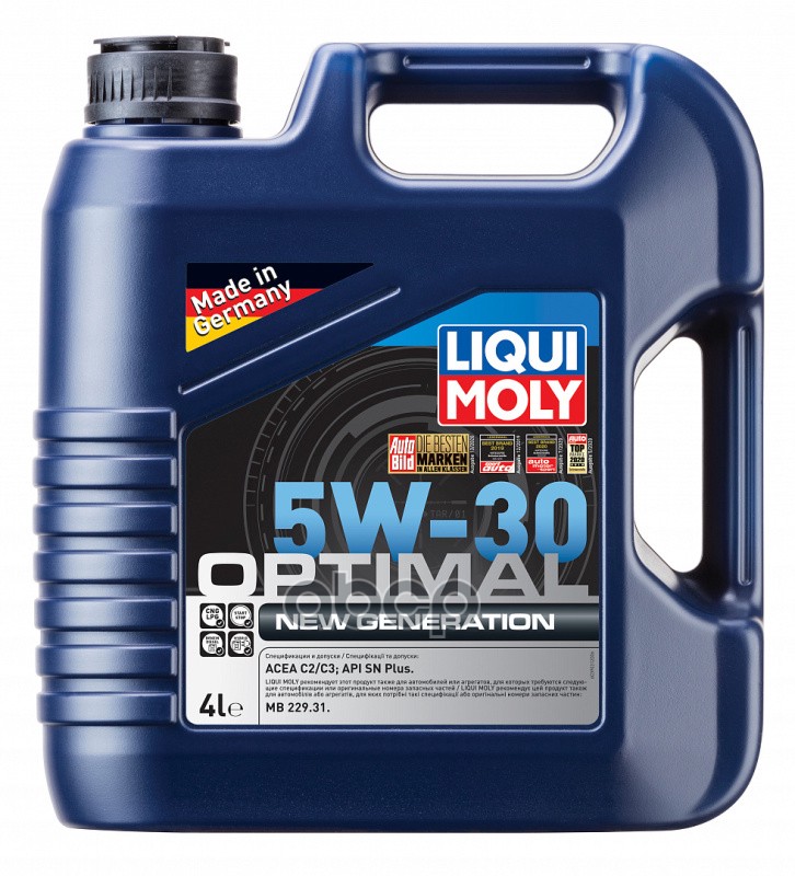 LIQUI MOLY Liqui Moly Optimal New Generation 5W30 (4L) Масло Моторное! Синт Api Sn Plus, Acea C2/C3